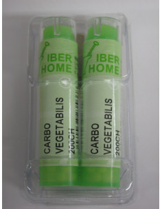 CARBO VEGETABILIS 200CH - DOBLE TUBO