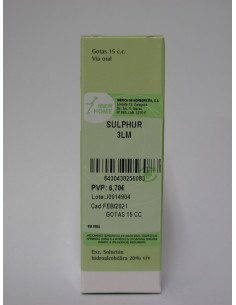 SULFUR 3LM - GOTAS 15CC.