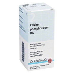 Sal de Schüssler nº2 Calcium phosphoricum D6 80 comp. DHU