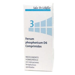 Sal de Schüssler nº3 Ferrum phosphoricum D6 80 comp. DHU
