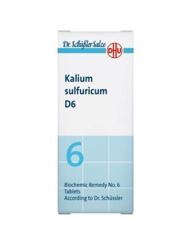 Sal de Schüssler nº6 Kalium sulfuricum D6 80 comp. DHU