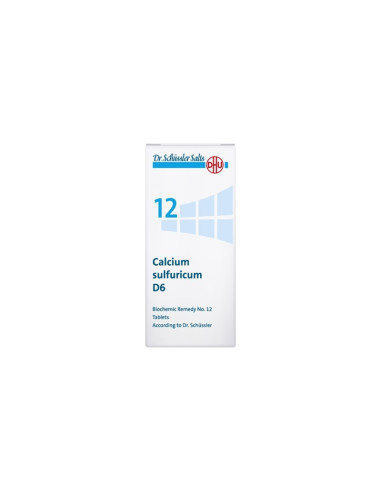 Sal de Schüssler nº12 Calcium sulfuricum D6 80 comp. DHU