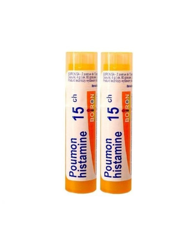Poumon histamine 15CH doble tubo Boiron