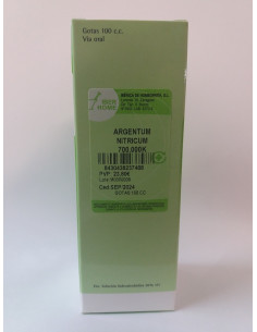 ARGENTUM NITRICUM 700000K - GOTAS 100CC.
