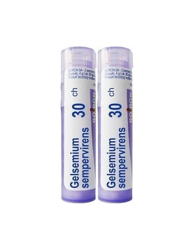 Gelsemium sempervirens 30CH doble tubo Boiron