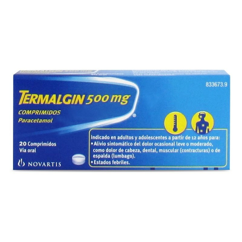 Termalgin 500mg 20 comprimidos