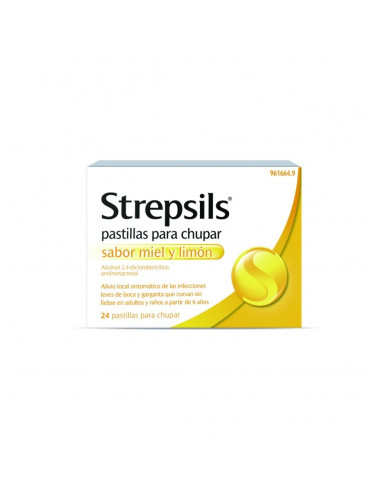 Strepsils miel y limón