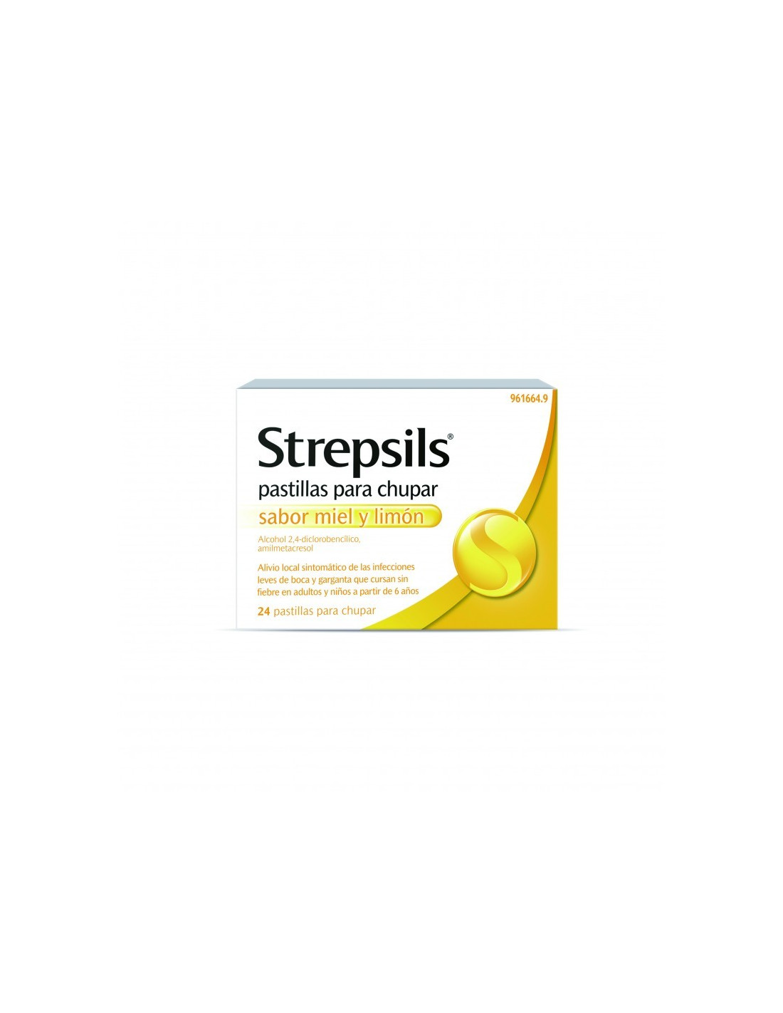 STREPSILS 24 PASTILLAS PARA CHUPAR MIEL LIMON