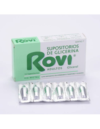 SUPOSITORIOS DE GLICERINA ROVI ADULTOS