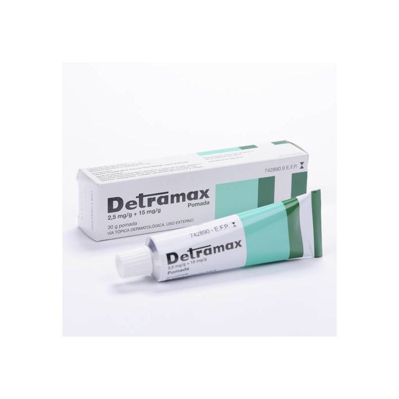 Detramax 2,5 mg/g+ 15 mg/g pomada