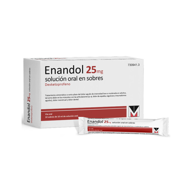 Enandol 25mg 10 sobres