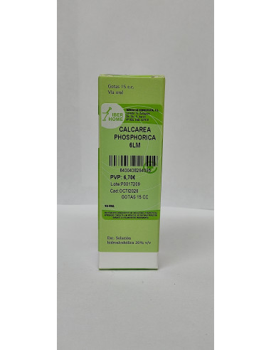 CALCAREA PHOSPHORICA 6LM - GOTAS 15CC.