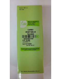 CARBO VEGETABILIS 700000K - GOTAS 100CC.