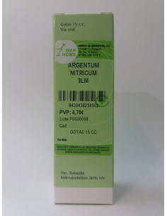 ARGENTUM NITRICUM 3LM - GOTAS 15CC.