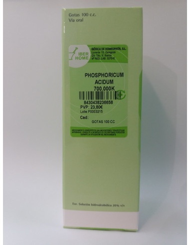 PHOSPHORICUM ACIDUM 700000K - GOTAS 100CC.