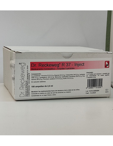 R 37 inyectable 100amp. Dr. Reckeweg