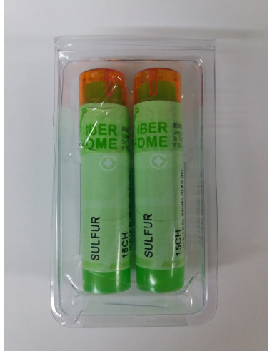 SULFUR 15CH - DOBLE TUBO