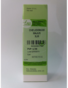 CHELIDONIUM MAJUS 3LM - GOTAS 15CC.