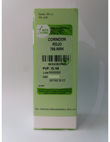 CORINDON ROJO 700000K - GOTAS 30CC.