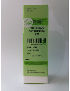 CRATAEGUS OXYACANTHA 3LM - GOTAS 15CC.