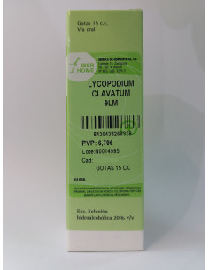 LYCOPODIUM CLAVATUM 9LM - GOTAS 15CC.