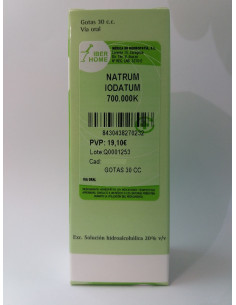 NATRUM IODATUM 700000K - GOTAS 30CC.