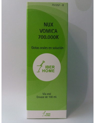 NUX VOMICA 700000K - GOTAS 100CC.