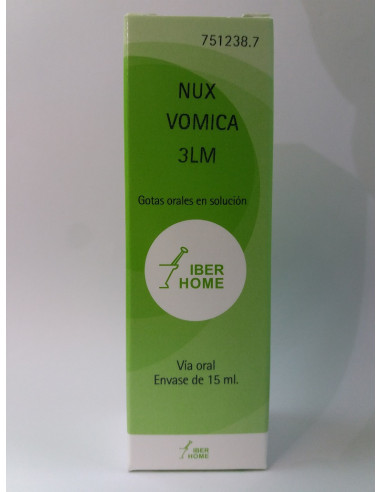 NUX VOMICA 3LM - GOTAS 15CC.