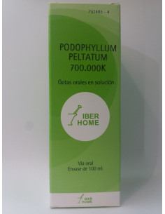 PODOPHYLLUM PELTATUM 700000K - GOTAS 100CC.
