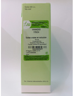 VANADIO 170CH - GOTAS 60CC.