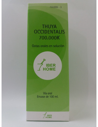 THUYA OCCIDENTALIS 700000K - GOTAS 100CC.
