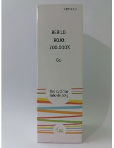 BERILO ROJO 700000K - GEL 50 g