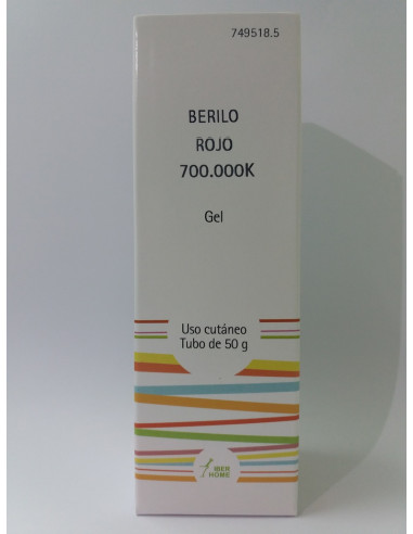 BERILO ROJO 700000K - GEL 50 g