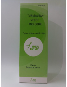 TURMALINA VERDE 700000K - GOTAS 100CC.