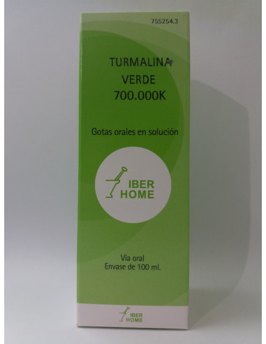 TURMALINA VERDE 700000K - GOTAS 100CC.