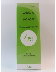 VANADIO 700000K - GOTAS 100CC.