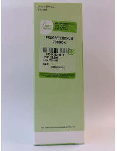 PROGESTERONUM 700000K - GOTAS 100CC.