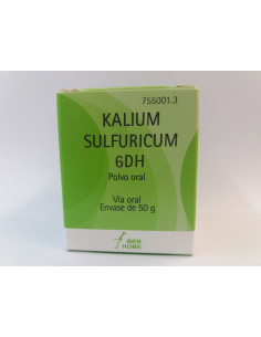 KALIUM SULFURICUM 6DH - TRITURACION 50 g