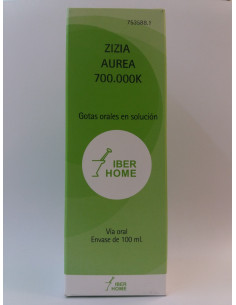 ZIZIA AUREA 700000K - GOTAS 100CC.