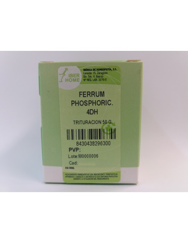 FERRUM PHOSPHORICUM 4DH - TRITURACION 50 g