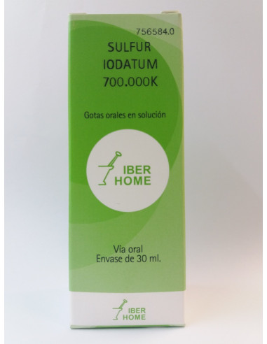SULFUR IODATUM 700000K - GOTAS 30CC.