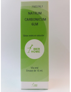 NATRUM CARBONICUM 6LM - GOTAS 15CC.