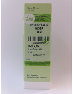 HYOSCIAMUS NIGER 6LM - GOTAS 15CC.