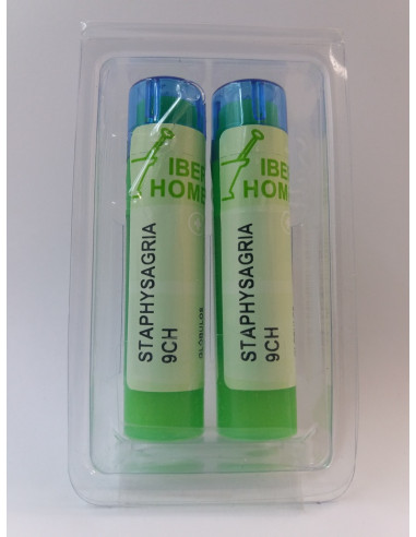 STAPHYSAGRIA 9CH - DOBLE TUBO