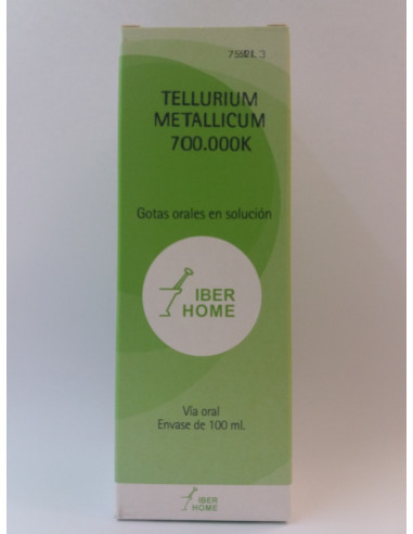 TELLURIUM METALLICUM 700000K - GOTAS 100CC.