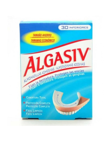 Algasiv 30 almohadillas adhesivas inferiores