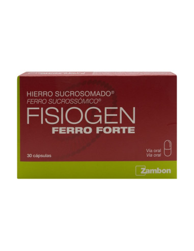 Fisiogen Ferro Forte 30 cápsulas