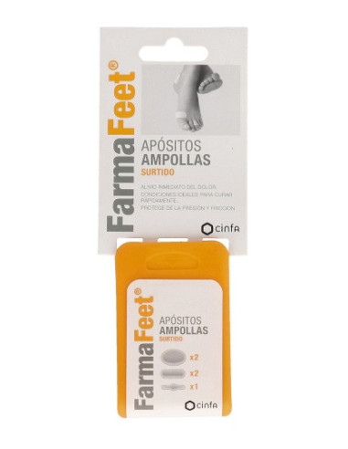 FarmaFeet apósitos ampollas surtido 5 uds.