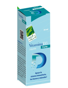 Vitamina D3 líquida forte 30ml. 100% Natural