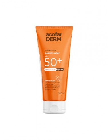 Acofaderm loción solar spf 50+ 200 ml